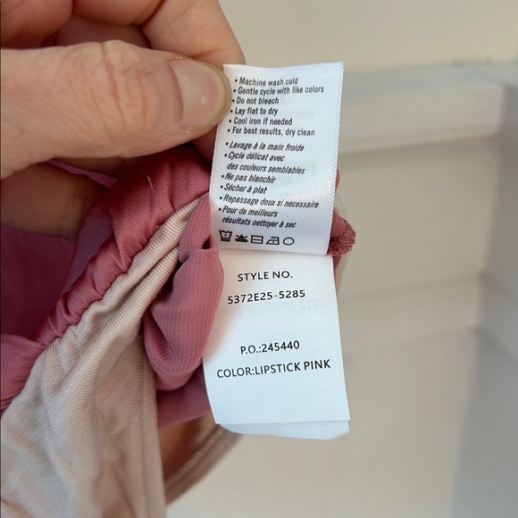 PAIGE Dijon Bodysuit in Lipstick Pink size Women’s Small, NWT! - Picture 8 of 10